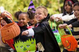 Image result for halloween trick or treating kids